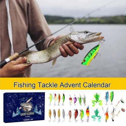 🐟24 Days Christmas Countdown Fish Tackle Set