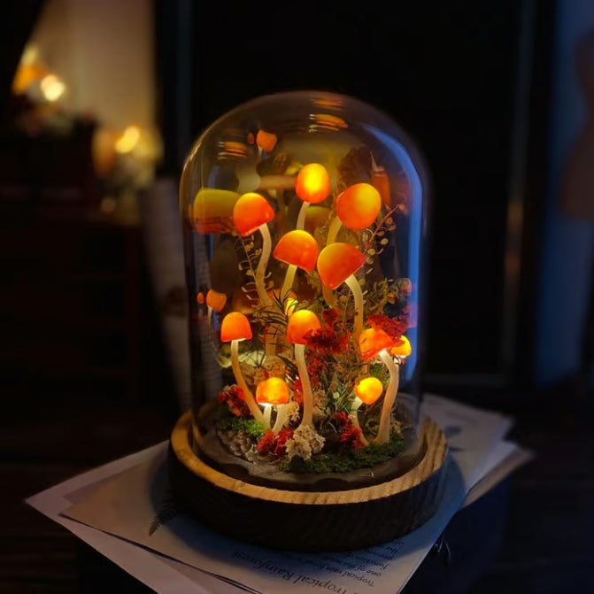 🍄Whimsical Forest Mushroom Night Light✨