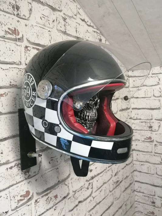 🔥LAST DAY SALE 60% OFF 🏴‍☠️Motorcycle helmet and jacket skull holder🎁BUY 2 FREE SHIPPING