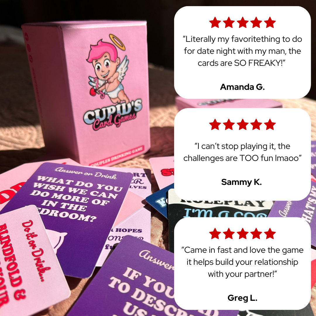 Couples Drinking Game by Cupid's Card Games