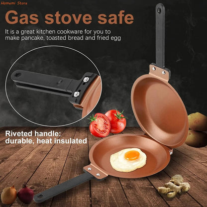 🔥Hot Sale 49% OFF 🔥 -DOUBLE SIDED NON-STICK FRYING PAN