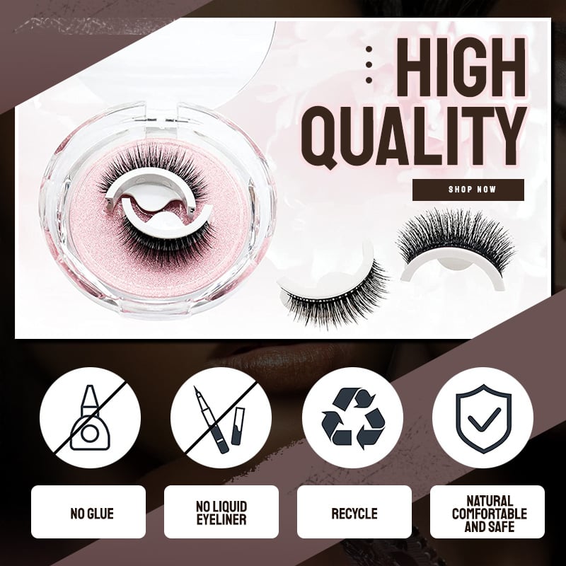 WATERPROOF 🔥SELF-ADHESIVE EYELASHES