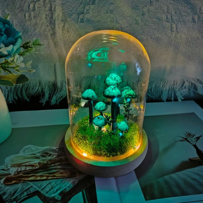 🍄Whimsical Forest Mushroom Night Light✨