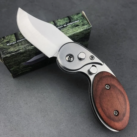 🎁Early Christmas Sale 70% OFF🎄Wood Handle Outdoor Mini Folding Knife