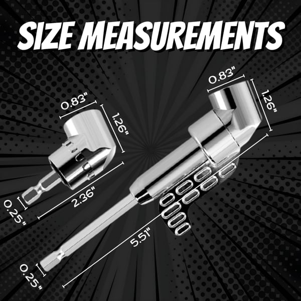 YEAR-END CLEARANCE 60% OFF🔧105 Degree Right Angle Drill Adapter