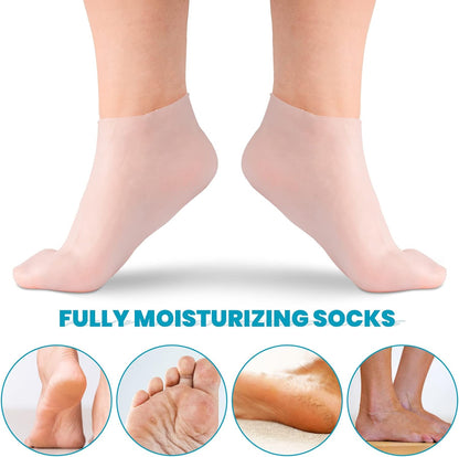 🔥Moisturizing Foot Mask Exfoliating Silicone Socks Beach Protective Socks